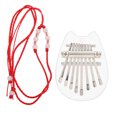 thumbnail image 3 of Kalimba,Kalimba 8 Clés Mini Instruments de Musique Piano au Pouce Construit pour les Professionnels, 3 of 8
