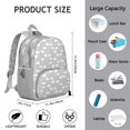 thumbnail image 3 of Students Cartoon Backpack - Cute and Fun Design with Rainbow and Stars, Lightweight Water-Resistant School Bag for Students, 3 of 6