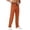 c01Orange, variant on USNSM Men's Quick Dry Summer Ice Silk Sweatpants, Solid Color Versatile Loose Elastic Waist Outdoor Running Golf Pants with Pockets Orange XL