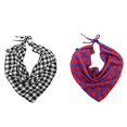 thumbnail image 1 of 2 piezas Bandana ajustable triángulo bufanda baberos gato Saliva toalla rojo Colco Mascotas Triángulo Bufanda, 1 of 8