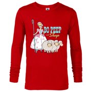 Disney Pixar Toy Story 4 Bo Peep and Sheep T-Shirt - Long Sleeve T-Shirt for Men - Customized-New Red