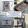 thumbnail image 5 of THE BATTERY ORGANISER Storage Case with Tester, Stores & Protects Up to 180 Batteries, Hinge Clear Cover with Locking Lid, Garage Gadget Organization Holds AA AAA C D and More, Gray, 5 of 6
