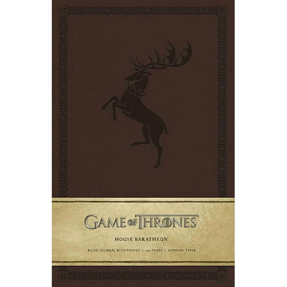 Game of Thrones: Game of Thrones: House Baratheon Hardcover Ruled Journal (Hardcover)