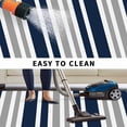 thumbnail image 5 of Navy Blue Grey Striped Outdoor Rug for Patio/Deck/Porch, Non-Slip Large Area Rug 5 x 8 Ft, Modern Minimalist Ombre Lines Indoor Outdoor Rugs Washable Area Rugs, Reversible Camping Rug Carpet Runner, 5 of 8