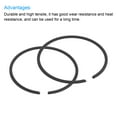 thumbnail image 4 of Unique Bargains 2Pack Piston Ring Set Standard Size Fit for Chainsaw Replace Part 52x1.2mm, 4 of 5