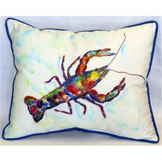 Betsy Drake ZP986A Écrevisses Coussin Intérieur et Extérieur- 20 x 24 Po.