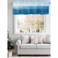 thumbnail image 5 of Ocean Valances for Windows, Rod Pocket Kitchen Valance Curtains - Soft & Washable Small Window Treatment for Living Room,&nbsp;Bathroom, Impressionist Style , 42x12 Inch, 1 Panel, 5 of 9