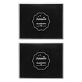 thumbnail image 1 of Uxcell 2Pcs Large Black Stamp Ink Pad, 3.9x4.7 Inch Washable Craft Finger Stamps Pad for Paper Wood Fabric Inkpad DIY Card Making, 1 of 7
