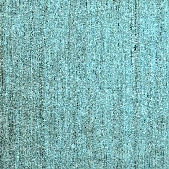 Ahgly Company Indoor Square Abstract Light Blue Modern Area Rugs, 7' Square