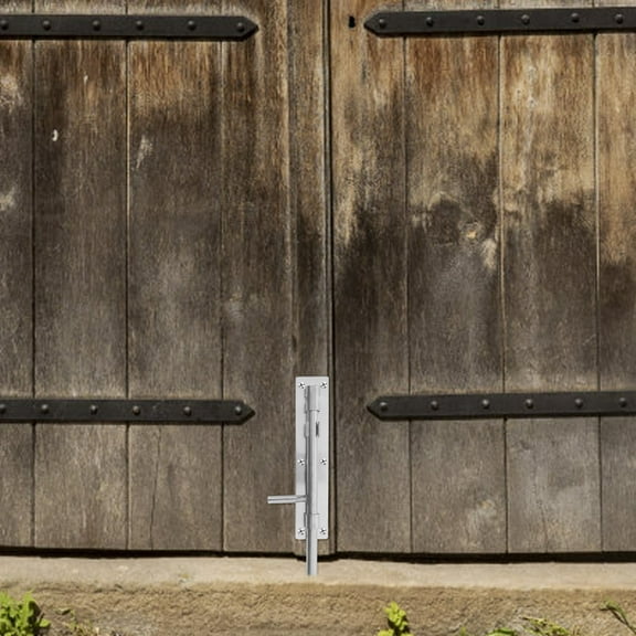 Topbathy Thickened Stainless Steel Slide Bolt Latch Barn Door Lock for Patio and Shed Doors