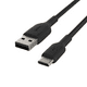 thumbnail image 3 of Cable trenzado USB C a USB-A Belkin Negro 1M, 3 of 6