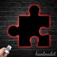 thumbnail image 4 of Handmadetneonsign Custom Puzzle Metal Wall Art LED Light - Personalized Puzzle Sign Home Decor, 4 of 5
