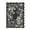Black, variant on Scalloped Edge Runner Rug – 2x6ft Washable Ultra Thin Soft Low Pile Non-Slip Peacock Floral Carpet for Kitchen, Bedroom, Nursery