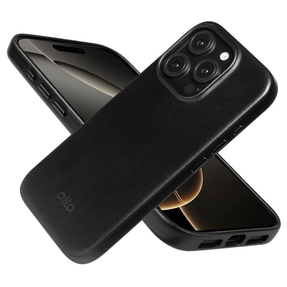 Funda para teléfono alto Clop Series magnética de cuero para iPhone 16 Pro
