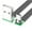 0.5m USB down, variant on Drrntien 90 Degree USB to USB 5Pin Up Bend Data Cable 5V2A Power Charging Wire Easy Access Compatibility with Many Gadgets
