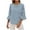 Blue, variant on aidice Long Sleeve Shirts for Women Round Neck Flare Sleeve Loose Striped Pullover Casual Blouses Tops