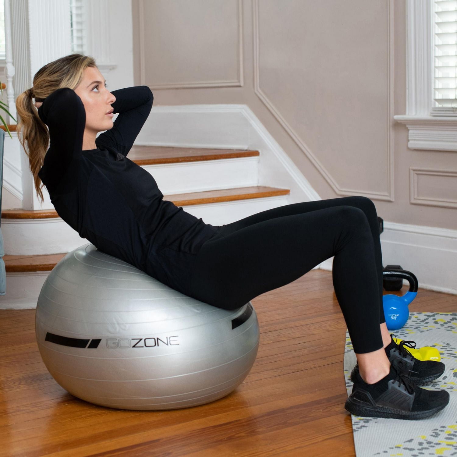 GoZone Exercise Ball, Hand pump included