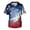Royal Blue(American Flag Stars Striped), variant on 4th of July Mens Scrubs Tops Big and Tall V-Neck Short Sleeve Patriotic America 250 Uniforms American Flag Stars Striped Scrub T Shirts Medical Stretch Nursing Tops With Pockets Red S