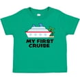 thumbnail image 3 of Inktastic My First Cruise with Cruise Ship and Palm Trees Boys or Girls Baby T-Shirt, 3 of 5