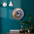 thumbnail image 3 of 12 Inch Prague Astronomical Wall Clock Silent Constellation Quartz Clock Living Room Clock Astronomical Clock Creative Living Room Wall Wall Clock Twelve Constellation Quartz Clock, 3 of 5