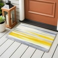thumbnail image 5 of Yellow Grey Ombre Area Rugs 2x3 for Living Room, Abstract Art Oil Painting Rustic Modern Non Slip Washable Rug Runner, Low Pile Indoor Floor Carpet Mat Bathroom Rugs for Bedroom, Kids Room, 5 of 9