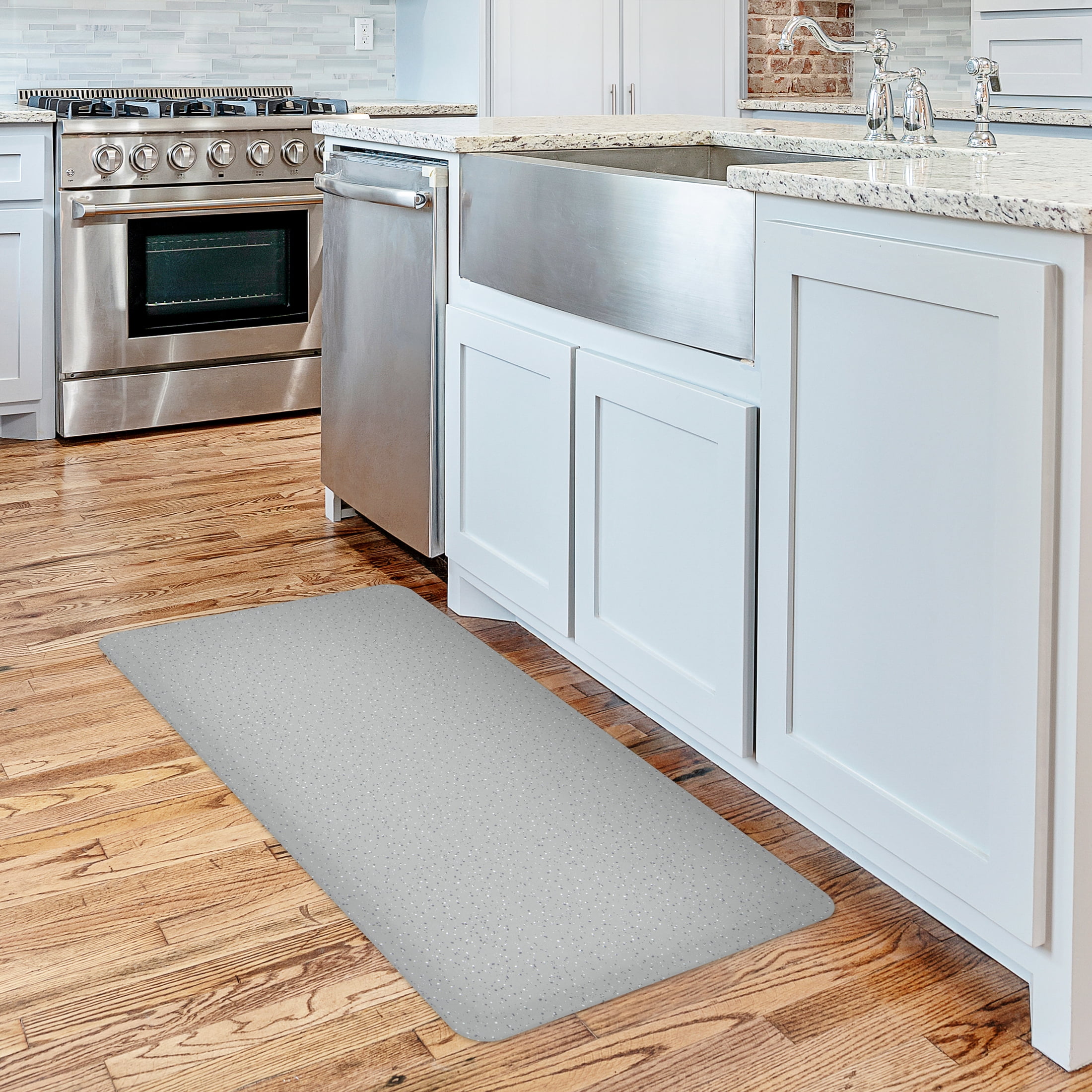Mainstays Kitchen Anti-Fatigue Comfort Mate D Mat Soft Silver Fleck, 20”x 39”