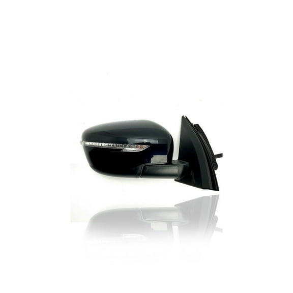 Door Mirror - Compatible/Replacement for '17-19 Nissan Rogue Sport/Qashqai SV - Powered, Heated, With Signal Lamp, Without Camera, Unpainted - Right Hand - Passenger - 963016MA1A