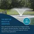 thumbnail image 7 of Kasco VFX Series Aerating Pond Fountain - 1/2 Horse Power 120V Single Phase with 50 ft Electric Power Cord | Pond Aerator Pump for Ponds & Lakes | Efficient Pond Aeration Systems, 7 of 7