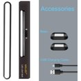 thumbnail image 4 of WILLED Barre Lumineuse Tactile à Intensité Réglable, Batterie Intégrée 3 W 2000 mAh et Support Magnétique pour Bâton, pour Lecture, Garde-Robe, Armoire, Miroir de Maquillage, Lampe de Chevet, Lampe d'Étude, 4 of 15
