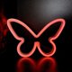 thumbnail image 1 of Luces de neón de mariposa, luces de modelado LED, luces decorativas navideñas, luces colgantes de ambiente para centros comerciales en el hogar, linternas pequeñas, 1 of 5