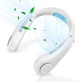 thumbnail image 1 of Neck Fan，Personal Neck Fan,Portable Neck Cooling Fan, Leafless，4000 mAn Battery Operated Wearable Personal Fan,Personal Cooling System Necklace,USB Rechargeable .3 Speeds, 1 of 7