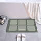 thumbnail image 5 of Alfombra de baño súper absorbente - Respaldo de goma antideslizante, secado rápido y alfombra lavable - gris o verde - 16x24 pulgadas, 5 of 8