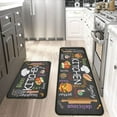 thumbnail image 3 of Colorful Kitchen Mats for Floor Set of 2,Anti Fatigue Mats for Kitchen Floor, Comfort Standing Cooking Kitchen Rugs and Mat, Non-Slip Washable Cushioned Anti Fatigue Rug, 17 X 47 + 17 X 30, 3 of 6