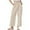 Beige, variant on Zuesphe Womens Pants Petite Plus Size Short Capris for Women with Pockets Womens Flowy Pants Womens Cargo Pants High Waisted with Pockets