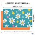 thumbnail image 6 of Yayeee Doormat for Indoor Entrance 32" x 20" Non Slippery Floor Rug, Small Daisy, 6 of 8
