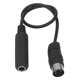 thumbnail image 1 of Câble adaptateur MIDI femelle 6,35 mm vers 5 broches, 30 cm, Plug and Play, pour microphone, o, pour lecteurs DVD, MP3, 1 of 4