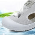 thumbnail image 4 of Cloud Soft Chunky Sneakers for Women's Retro Mesh Breathable Aesthetic Summer Casual Walking Shoes for Travel, 4 of 15