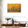 thumbnail image 3 of Elephant Stock Colorado Aspen Forest Wall Art - Horizontal Canvas Wall Art - Living Room Wall Decor - Nature Canvas - Orange And Brown Decor - 30" x 20", 3 of 8