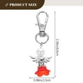 thumbnail image 5 of 16 pcs  Angel Keychain Set Delicate Keychain Weddings Supplies Keychain Hanging Ornament, 5 of 6