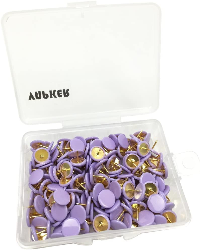 VAPKER 200 PCS Thumb Tacks Purple Plastic Round Head Thumbtacks Walmart Canada