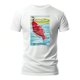 thumbnail image 3 of Playera De El Pescado De La Loteria Mexicana Color Blanco Talla Grande Marca Emil SaEs, 3 of 4