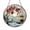 Acrylic 3.5 Inch, variant on Stained Glass Red Camellia Japanese Lantern Suncatcher, Round Window Hanging Ornament, Colorful Oriental Garden Home Decor, Unique Gift
