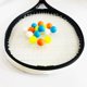 thumbnail image 4 of Tennis Racket String Shock Damping Absorber, Silicone Tennis Racket Vibration Dampener Tennis Racket Damper for Racket orange, 4 of 4