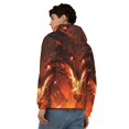 thumbnail image 4 of Naloa Magma Fire Black Dragon Men’s Hoodies, Zip up Hoodie, Sweatshirts,Hoodies for Men Sizes S-3XL-Medium, 4 of 5