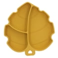 thumbnail image 2 of Baby Suction Plate Food Grade Silicone Separated Area Dishwasher Friendly Baby Divided Dish for Home Eating Dining Yellow, 2 of 14
