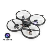 UDI U818A-HD 2.4GHz 4 CH 6 AXIS Headless RC Quadcopter with HD Camera and Bonus Battery
