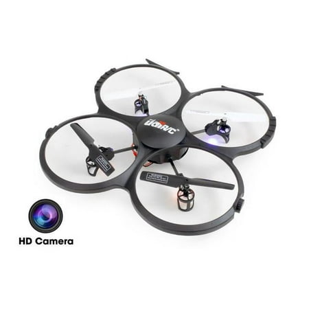 UDI U818A-HD 2.4GHz 4 CH 6 AXIS Headless RC Quadcopter with HD Camera and Bonus Battery