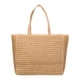 thumbnail image 4 of Bolsa Roxy de yute tejida de paja ligera de gran capacidad, 4 of 6