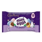 Cadbury Mini Eggs Milk Chocolate King Size Easter Candy, Bag 2.2 oz