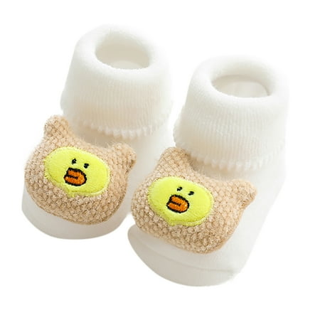

JDEFEG Preemie Hats Socks Girls Toddler -Slip Boys Slippers Cartoon Baby 3D Cute Baby Care Reusable Baby Wipe Warmer Baby Products I S
